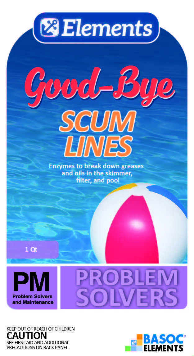 Good-Bye Scumline 1 qt X 12 - GLOBAL POOL PRODUCTS